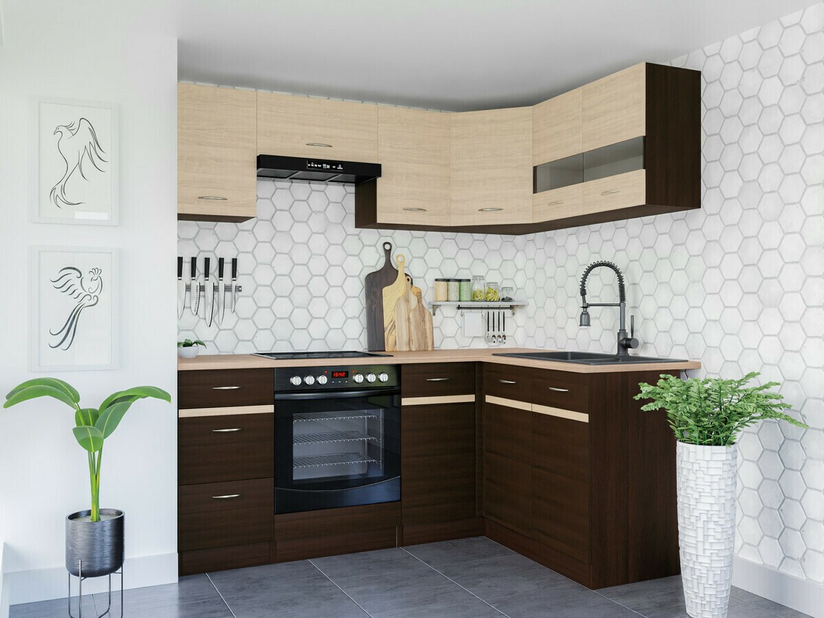 Virtuves kolekcija Eli Dark