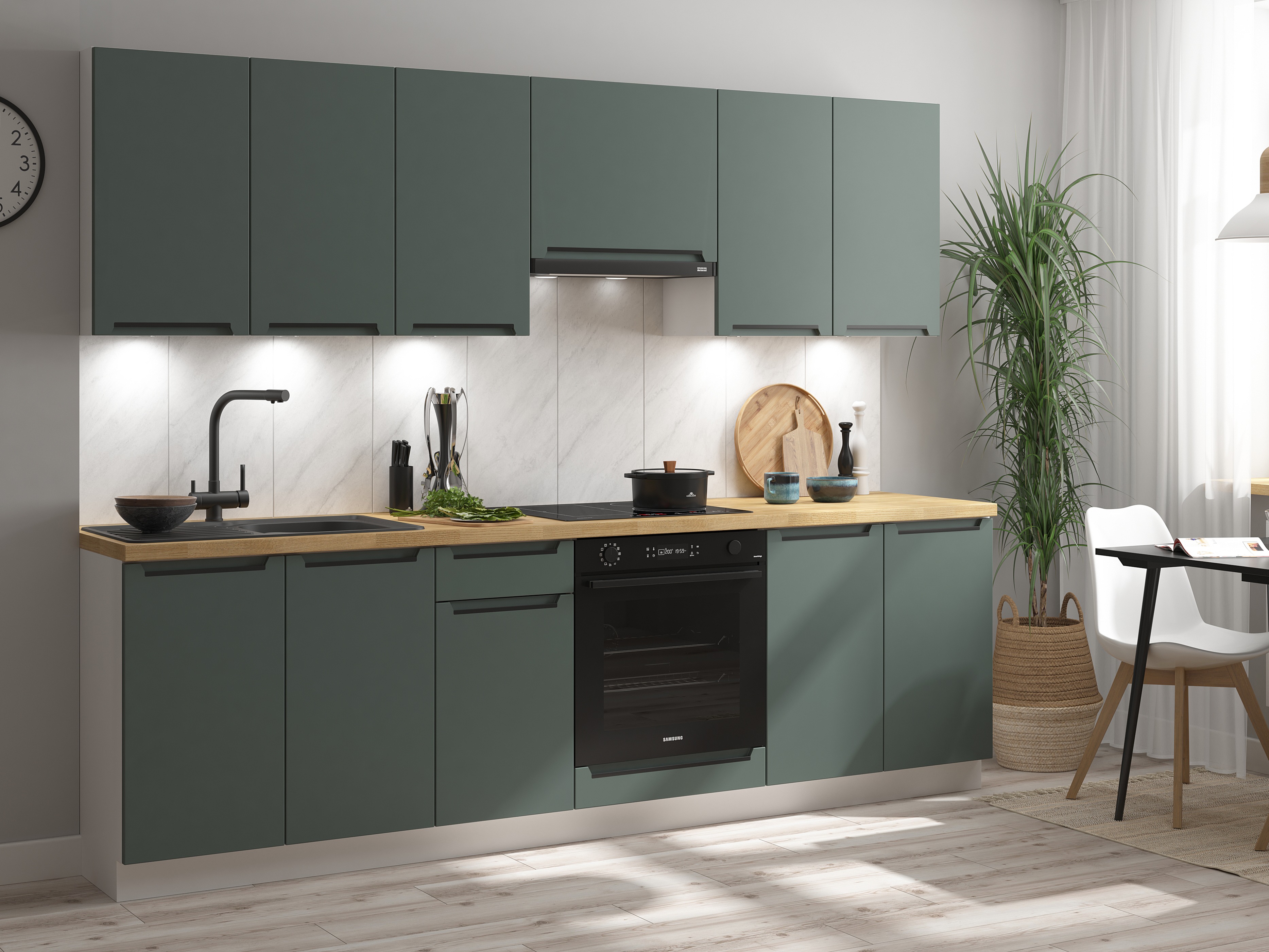 Virtuves kolekcija Riso Green