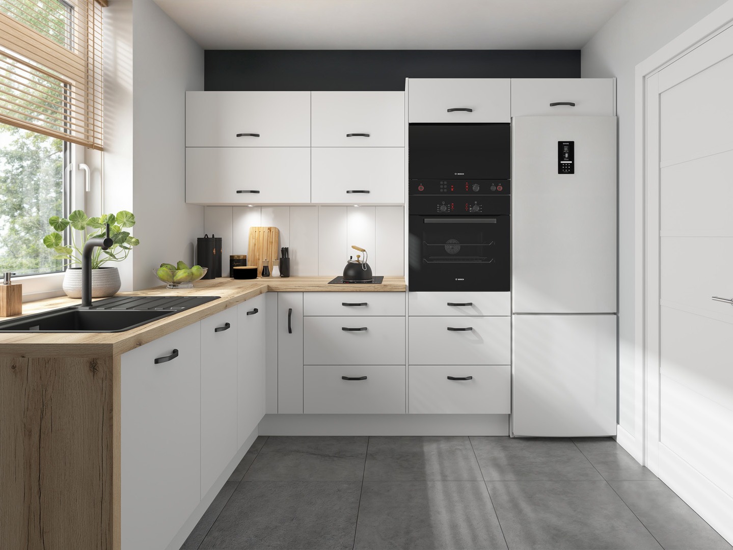 Virtuves kolekcija Top White