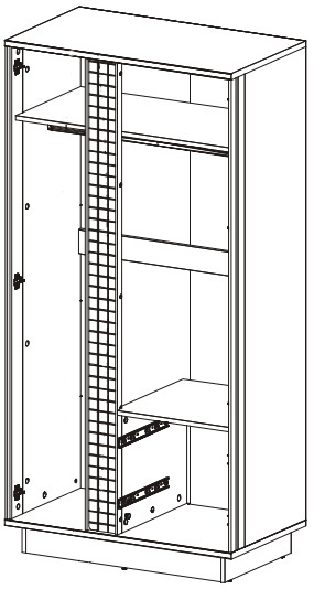 Skapis Dunvelo 107