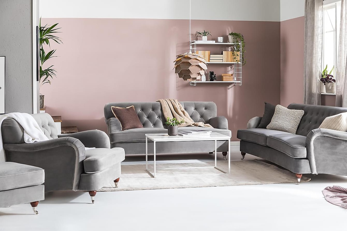 Chesterfield dīvāns Bloomington Venveni 111 (Riviera 91)