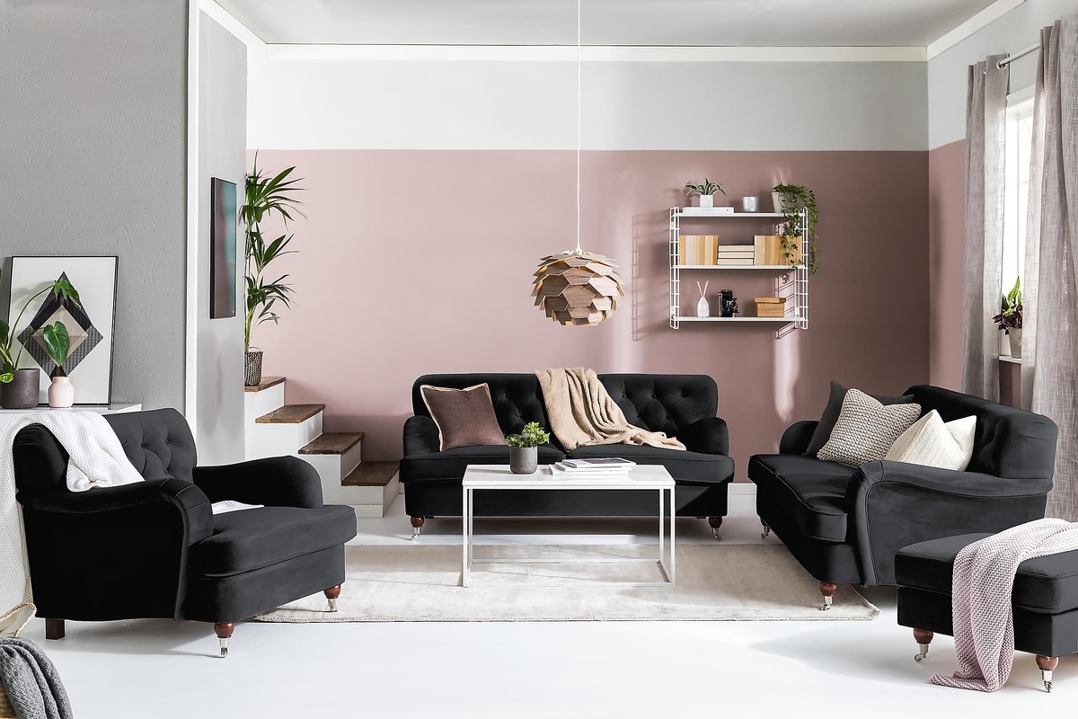 Chesterfield dīvāns Bloomington Venveni 115 (Riviera 100)