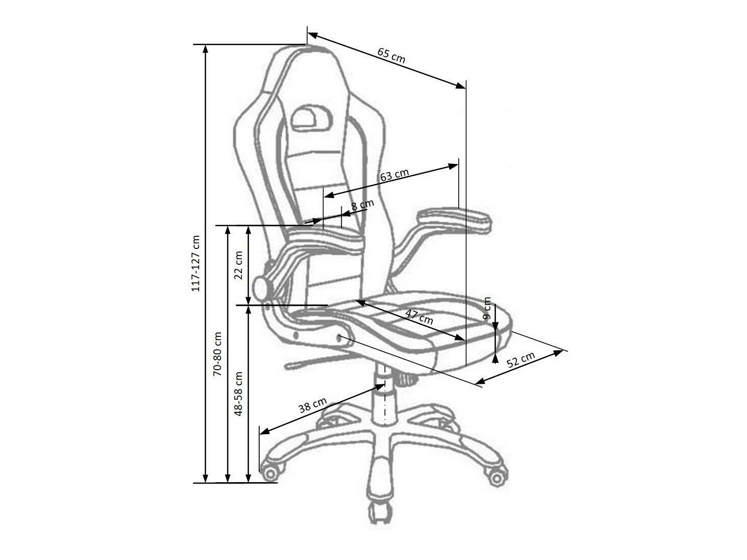 Biroja krēsls Houston 575