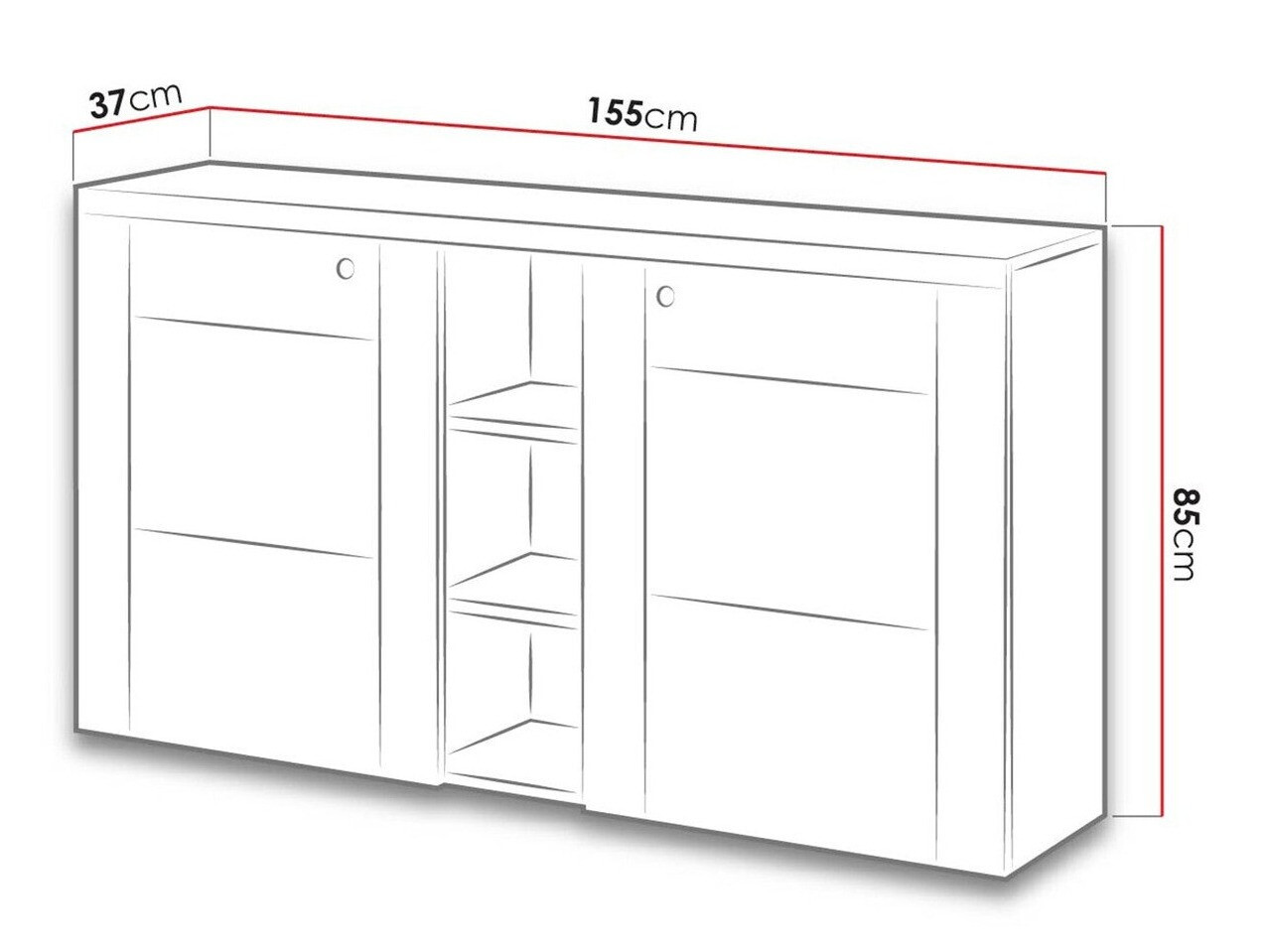 Skapis Salelbo 106 (Rieksts)