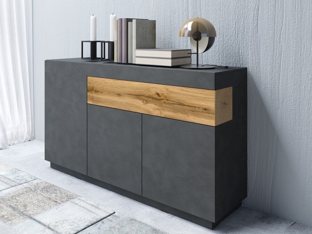 Kumode Livlore 105 (Matera pelēks + Votan ozols)