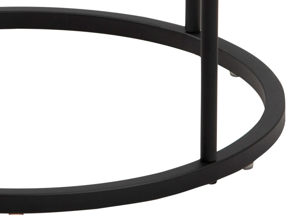 Kafijas galdiņš Norsica 595 (Balts + Melns)