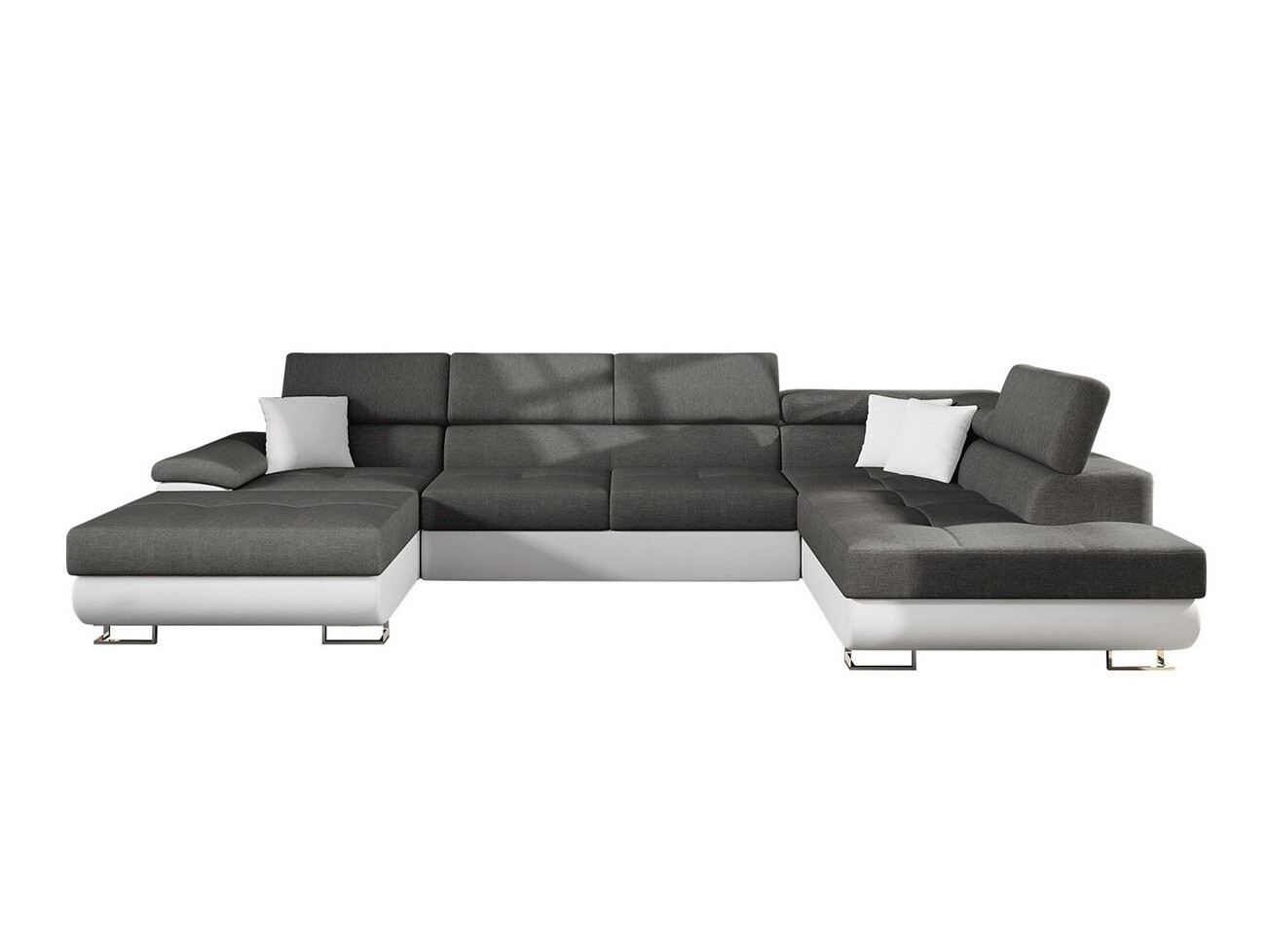 Stūra dīvāns Comfivo Ruta IV (Soft 017 + Lux 06 + Soft 017)