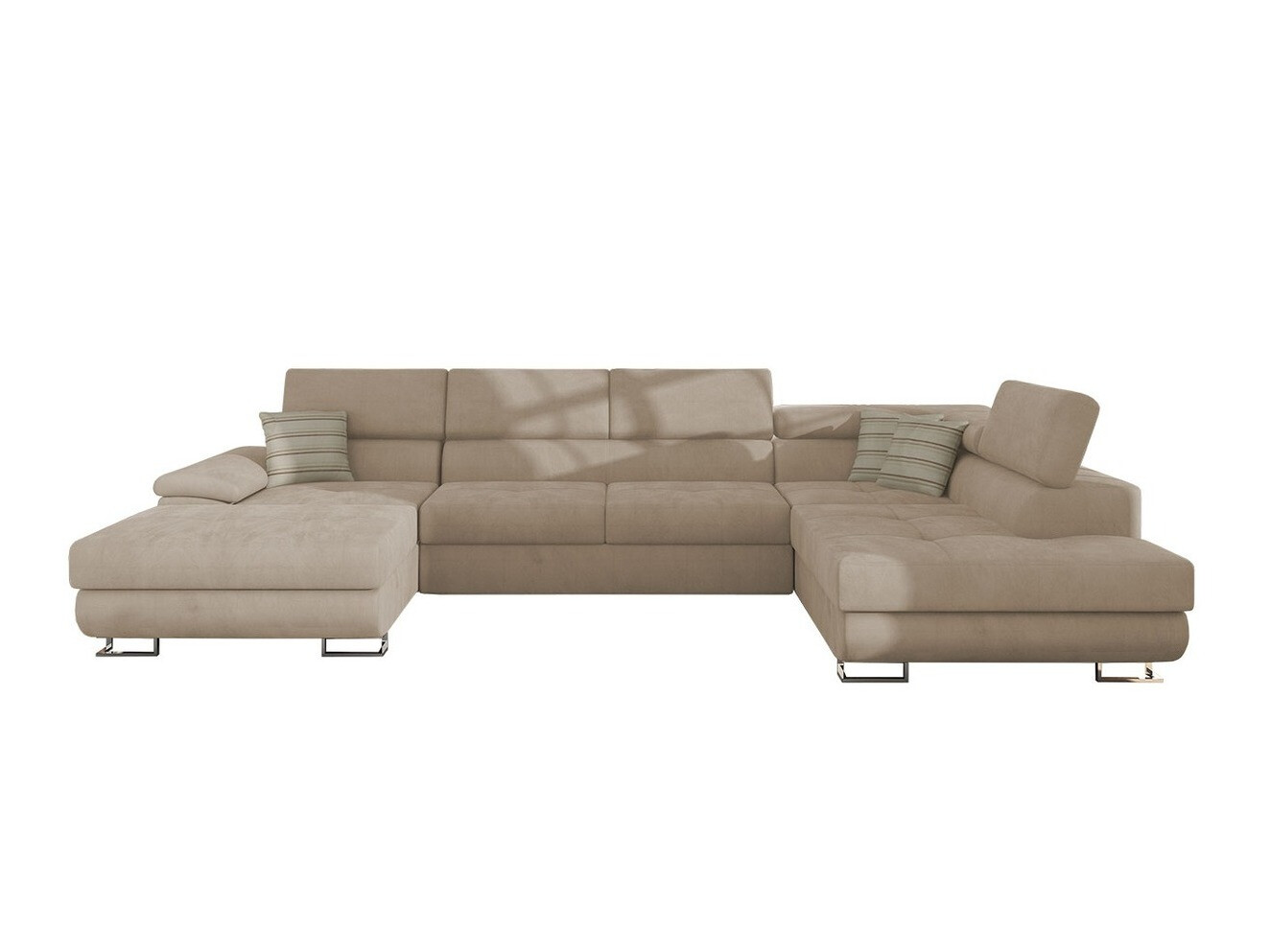 Stūra dīvāns Comfivo Ruta IV (Uttario Velvet 2979 + Senegal 825)