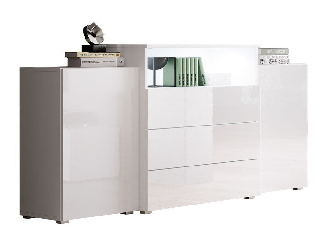 Kumode Sarasota 127 (Balts + Glancēts balts)