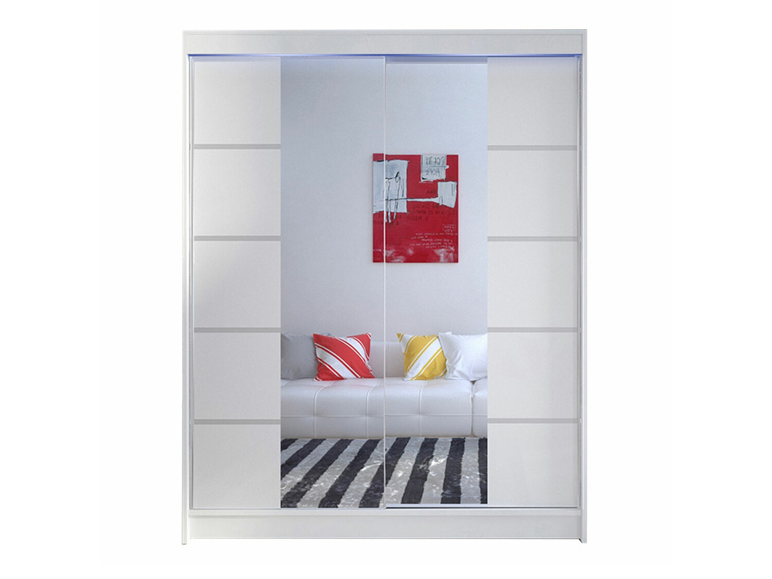 Skapis Closico Vastor V (Balts)