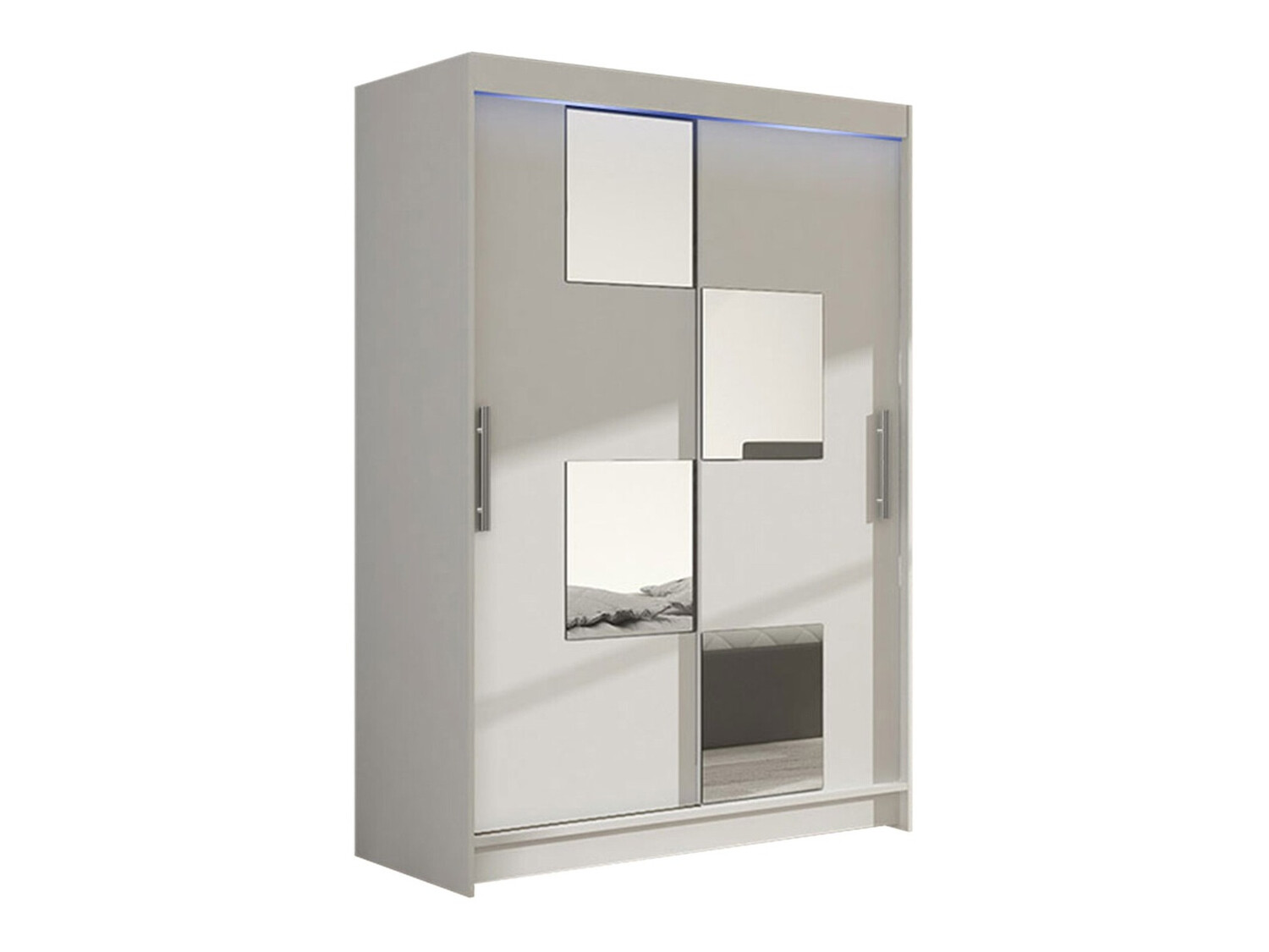 Skapis Closico Pacron III (Balts)