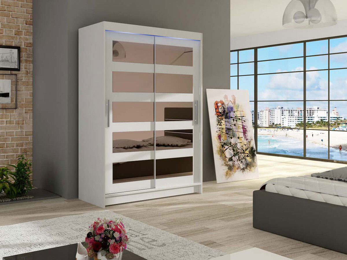 Skapis Closico Pacron IV (Balts)