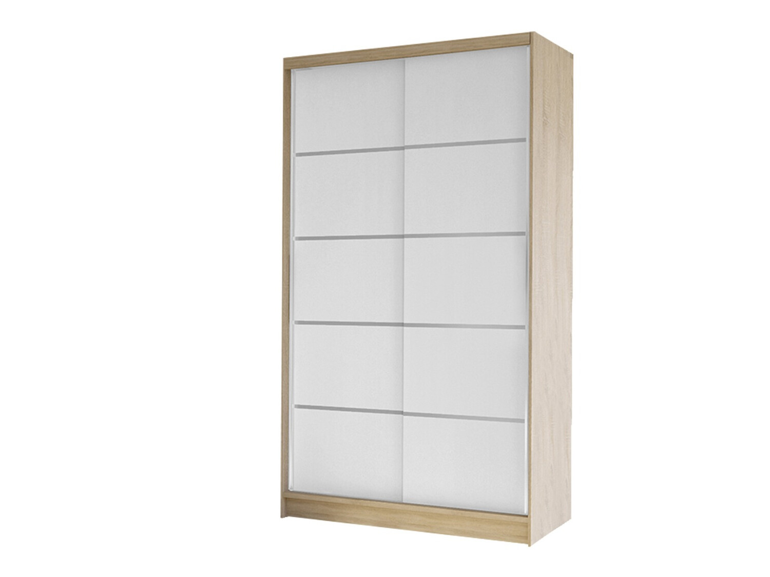 Skapis Closico Fractor IV (Sonomas ozols + Balts)
