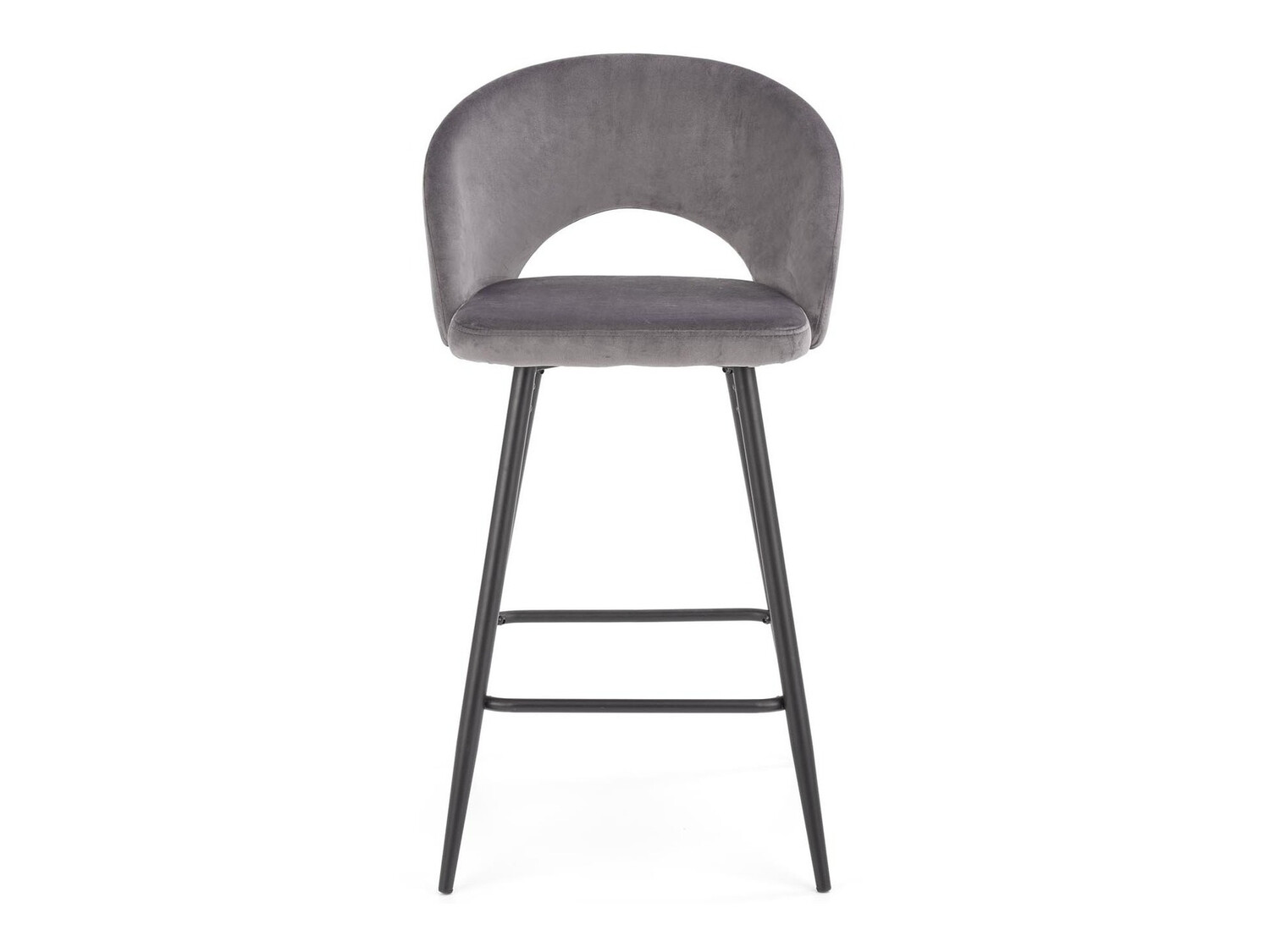 Zemais bāra krēsls Houston 881 (Pelēks + Melns)