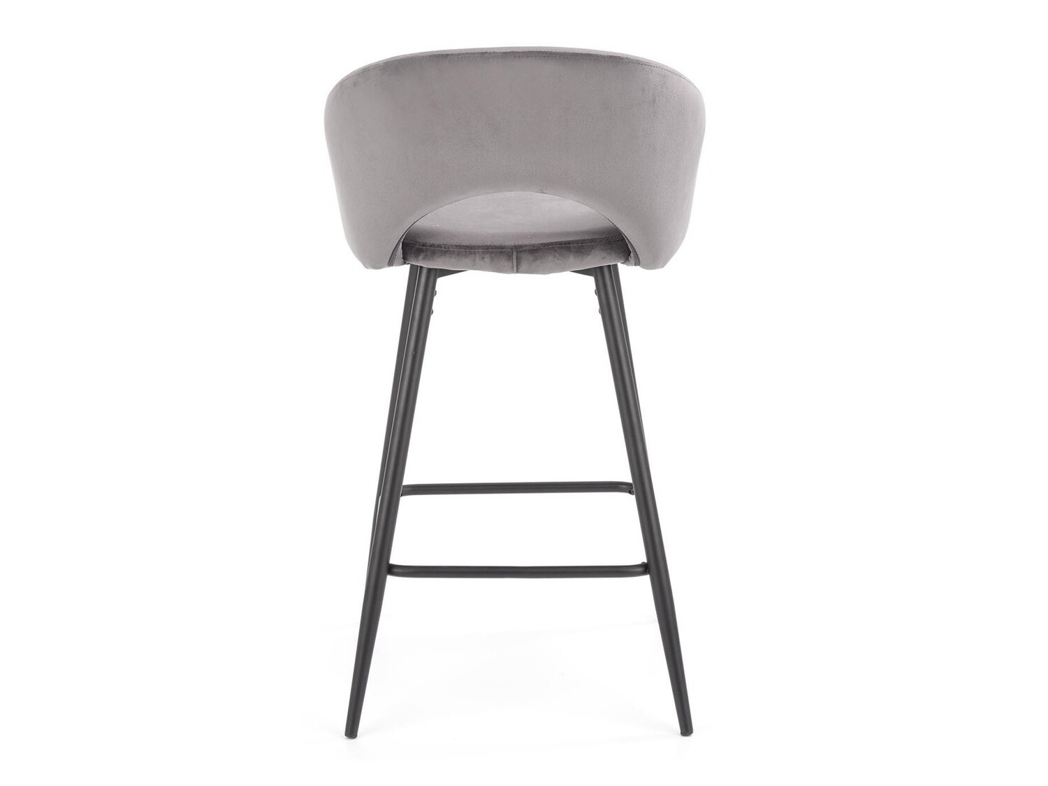 Zemais bāra krēsls Houston 881 (Pelēks + Melns)