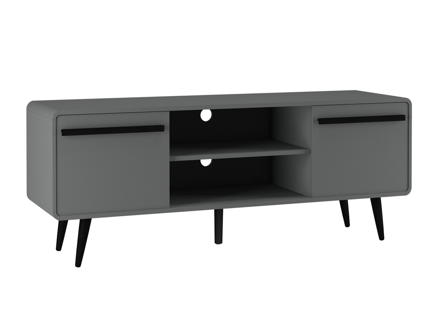 TV galds Denton 359 (Pelēks + Melns)