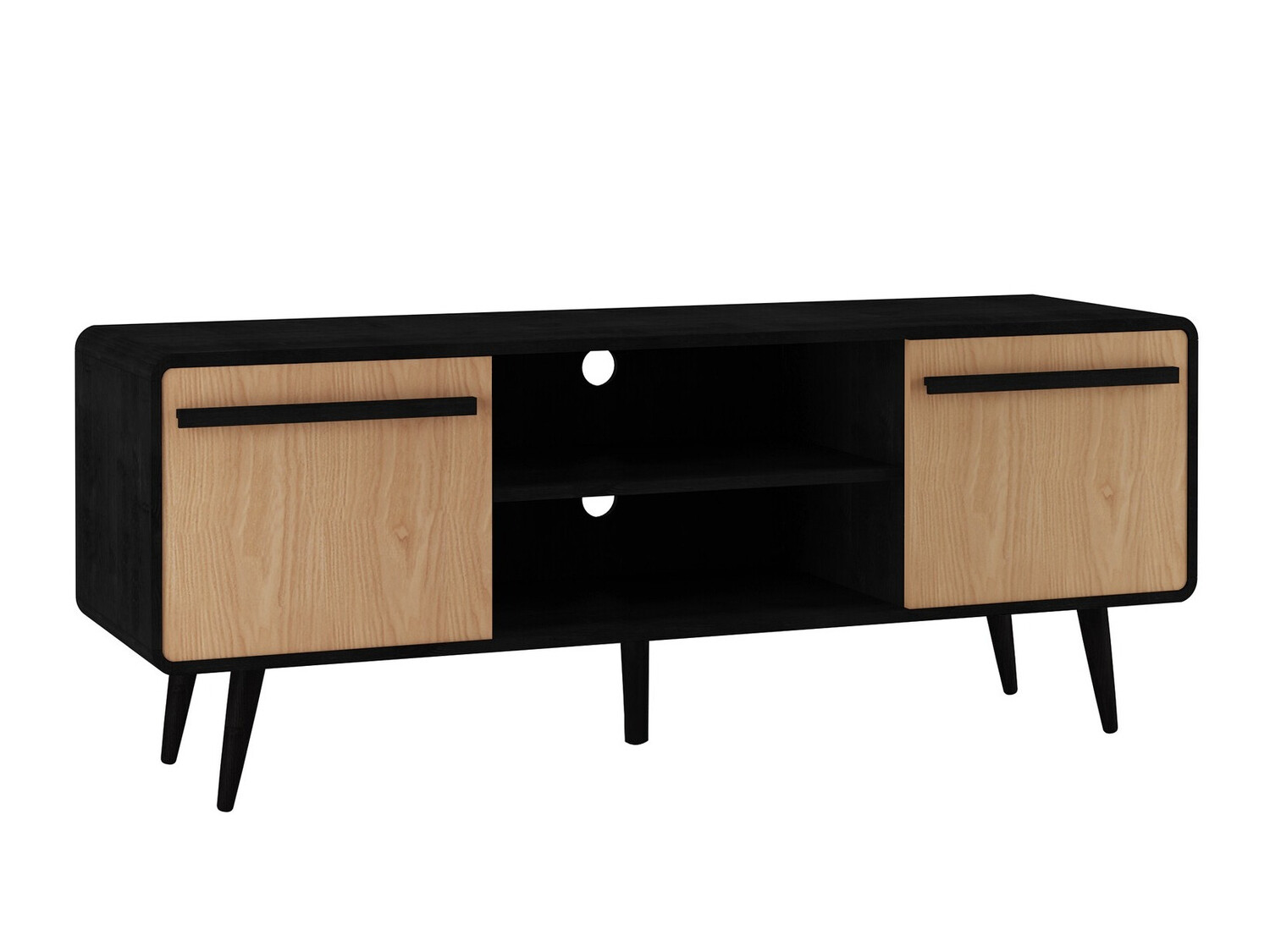 TV galds Denton 359 (Melns + Ozols)