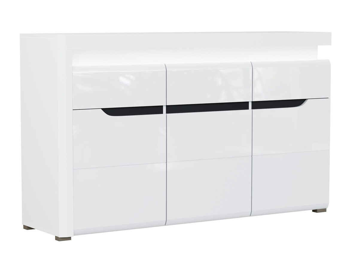Kumode Revelmi 103 (Glancēts balts + Balts)