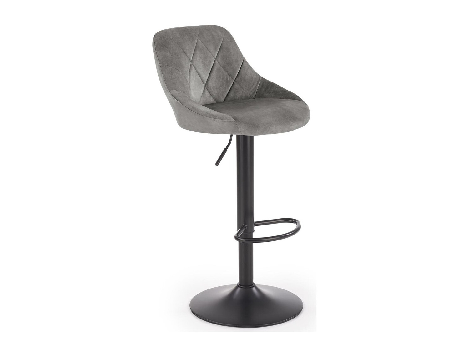 Zemais bāra krēsls Houston 995 (Pelēks)