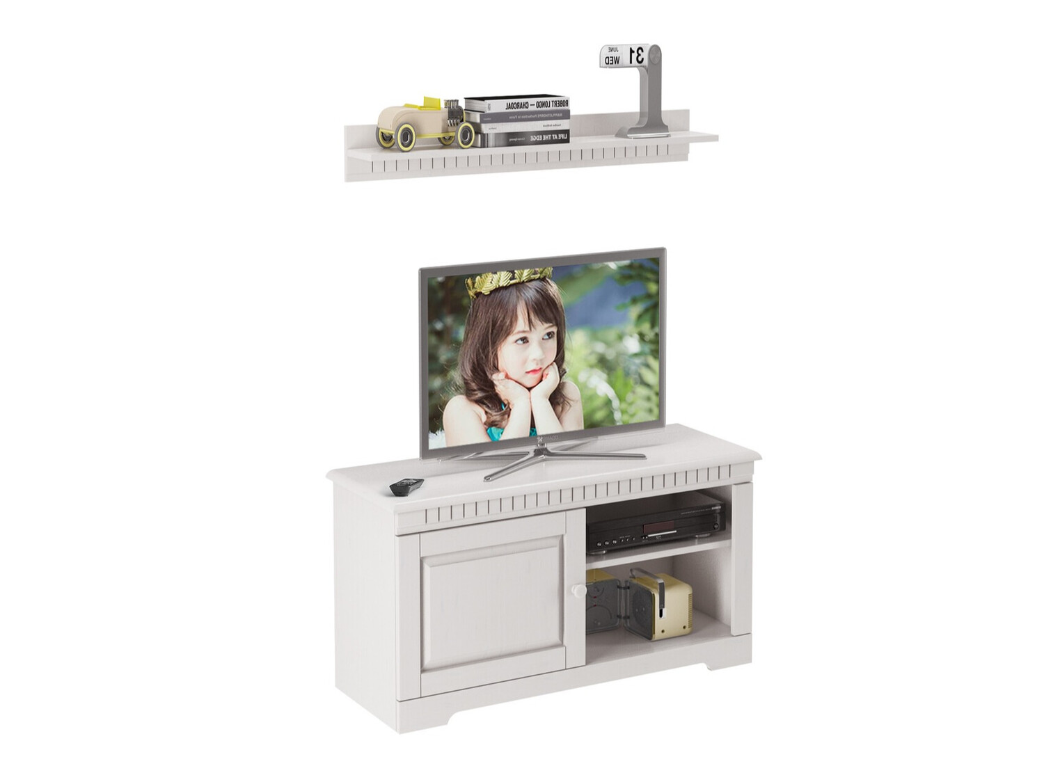 TV galds Elbelba 100 (Balts)