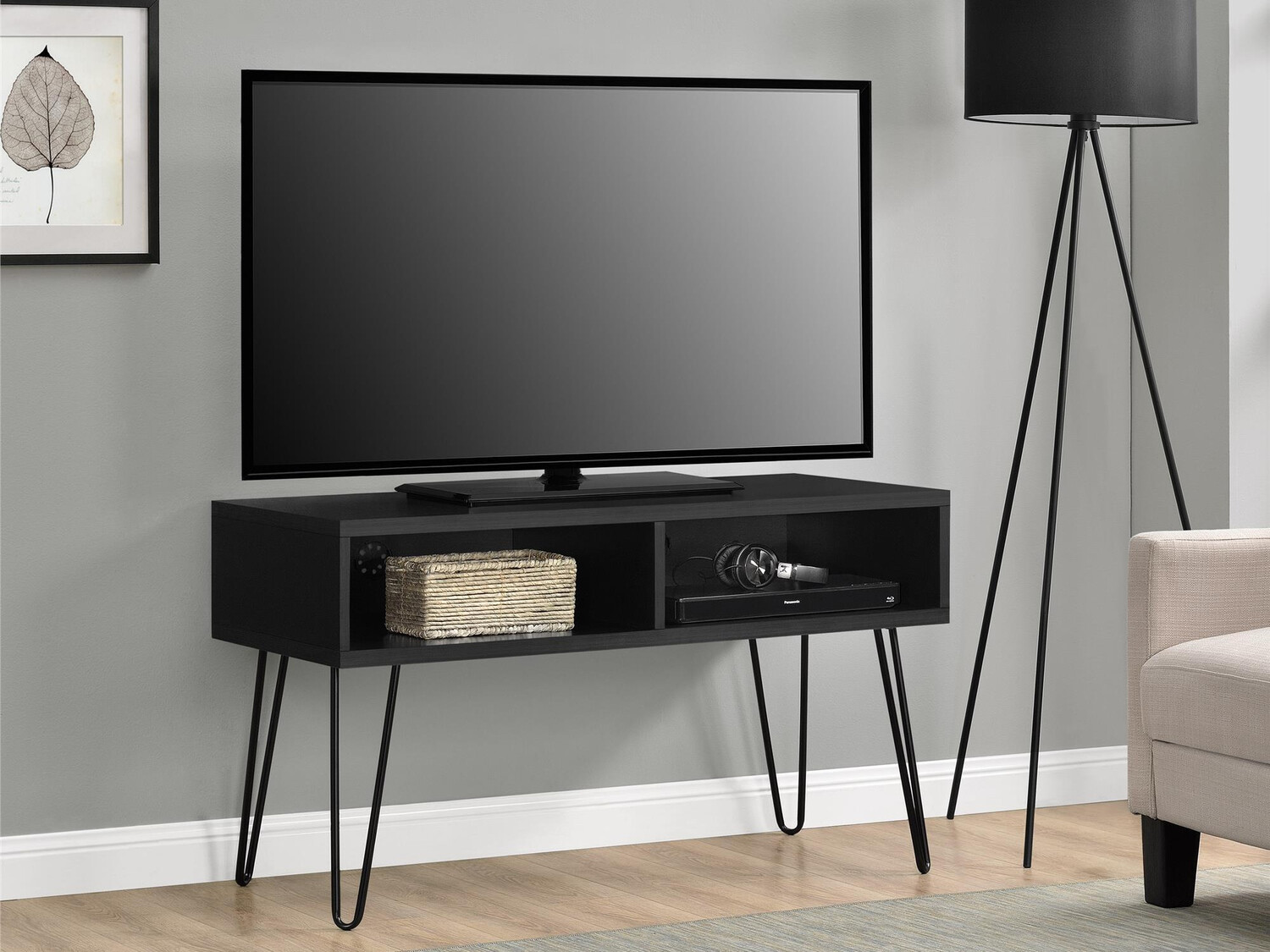 TV galds Tulsa 119 (Melnais ozols)