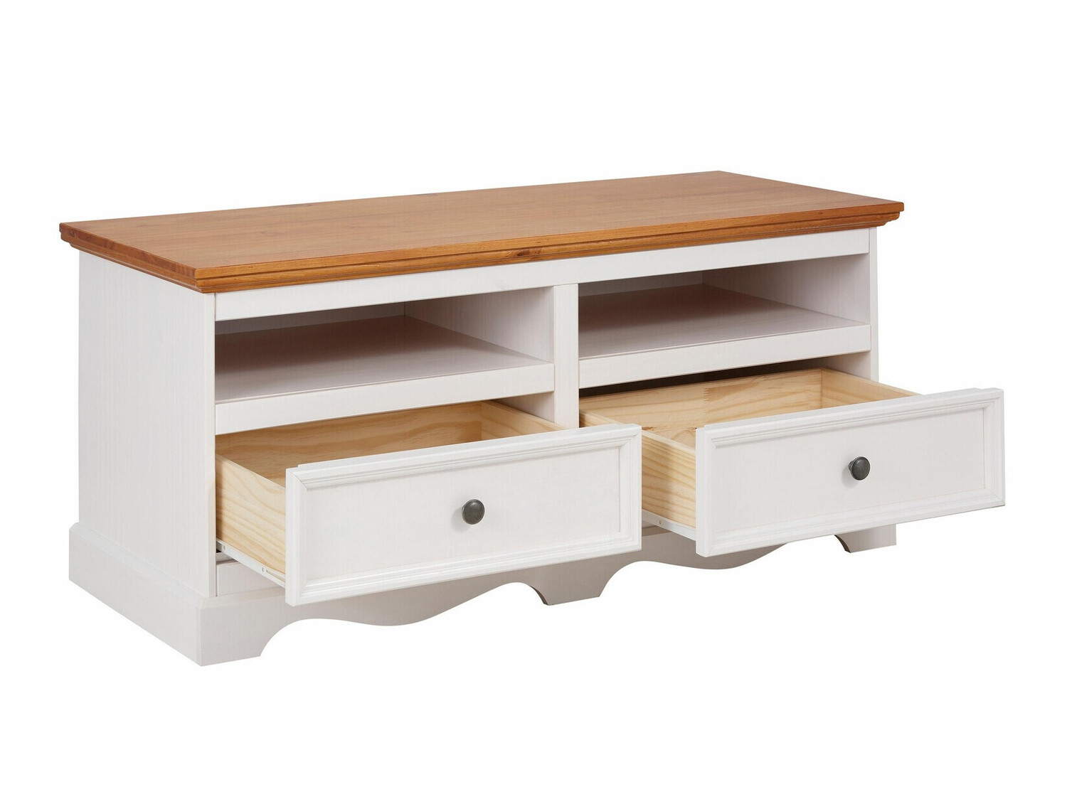 TV galds Fentivo 102 (Balts + Medus ozols)