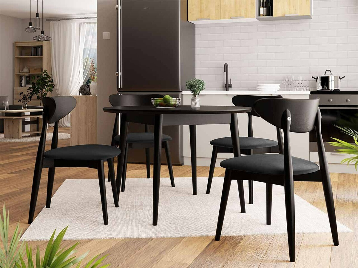 Krēsls Racine 110 (Melns + Magic Velvet 2219)