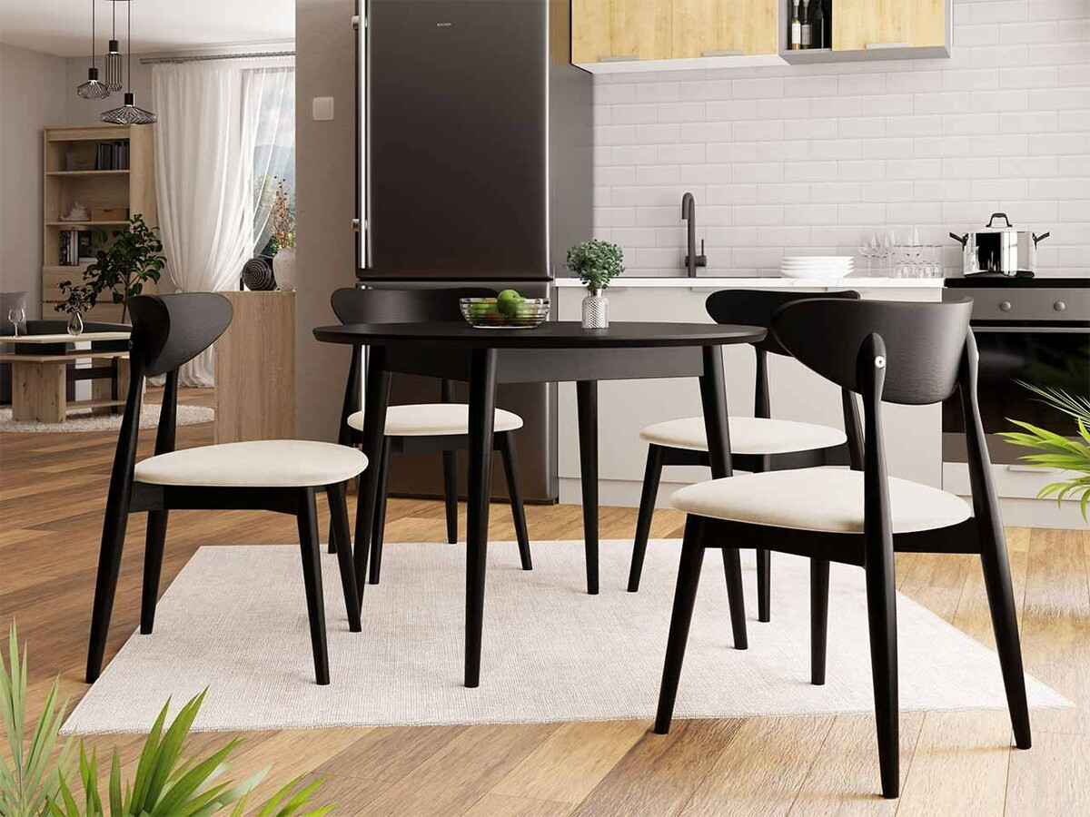 Krēsls Racine 110 (Melns + Magic Velvet 2250)