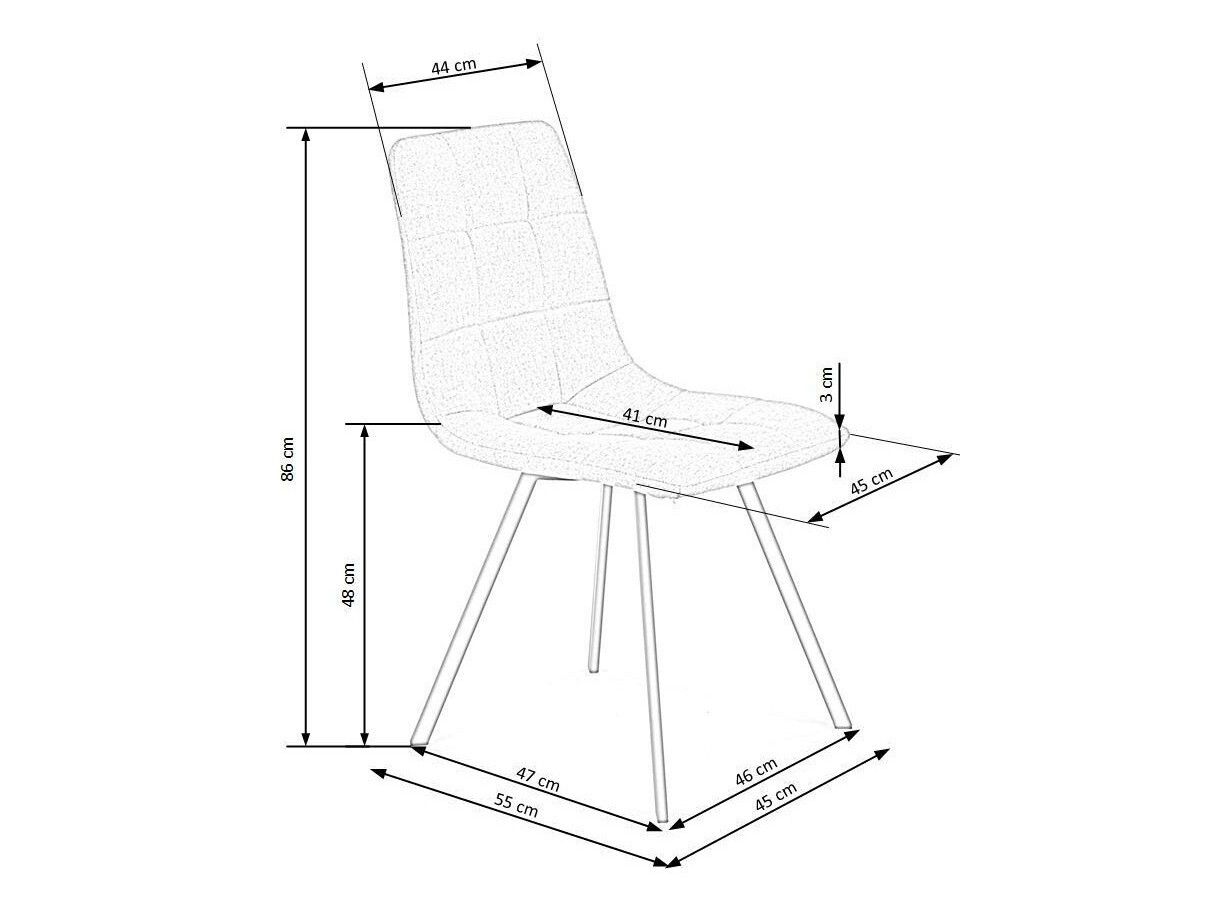 Krēsls Houston 899 (Pelēks + Melns)