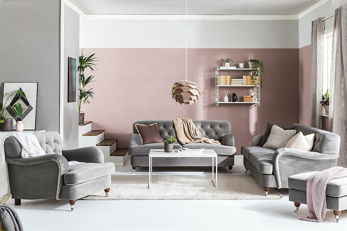 Chesterfield dīvāns Bloomington Venveni 116 (Riviera 91)