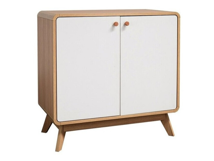 Skapis Elbtena 105 (Ozols + Balts)