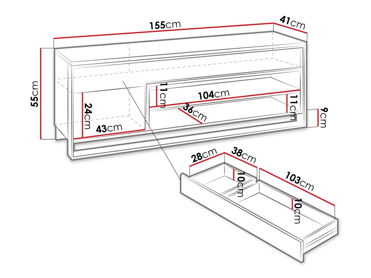 TV galds Luliru 128