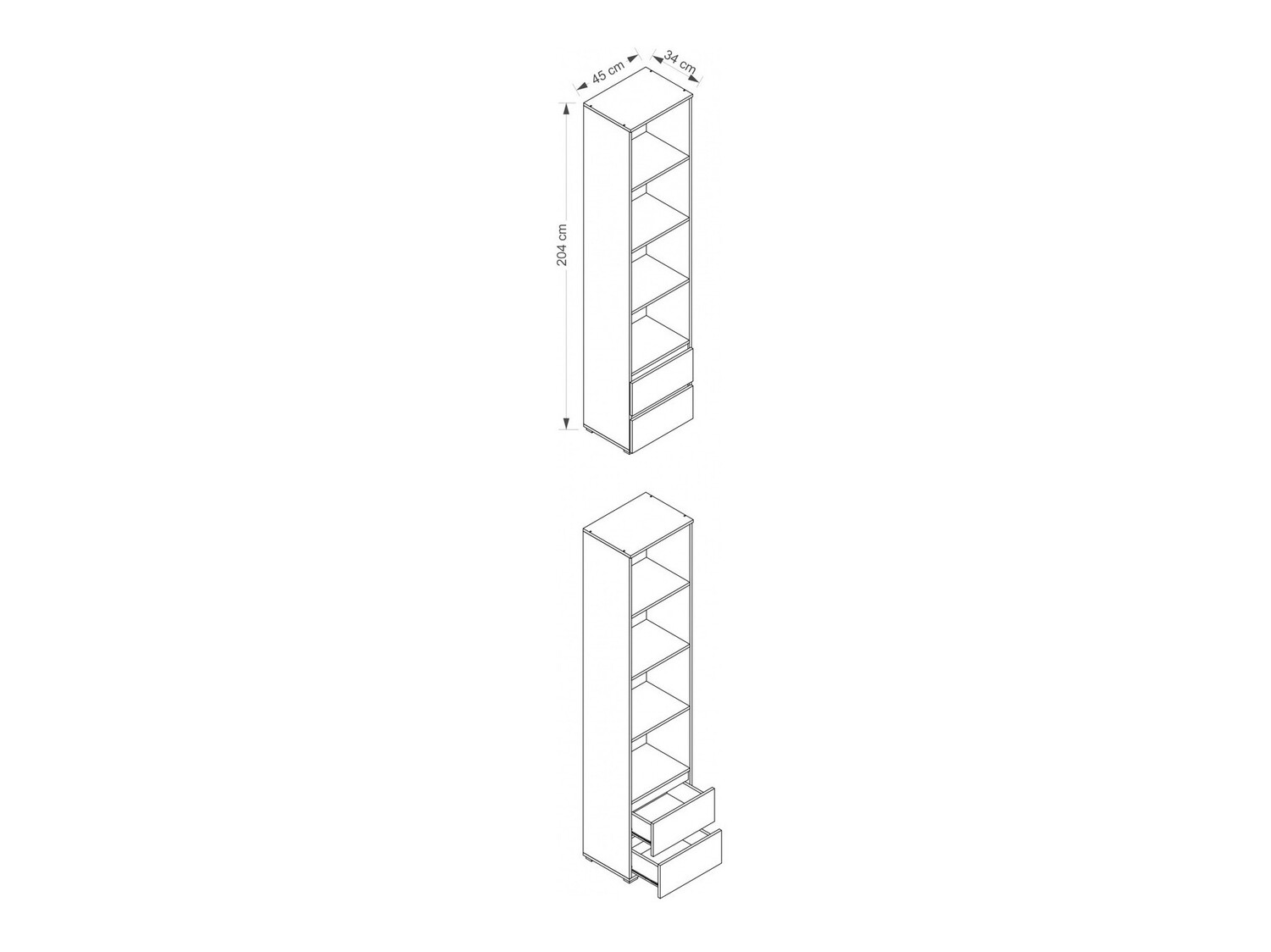 Plaukts Cirdora 100 (Balts)