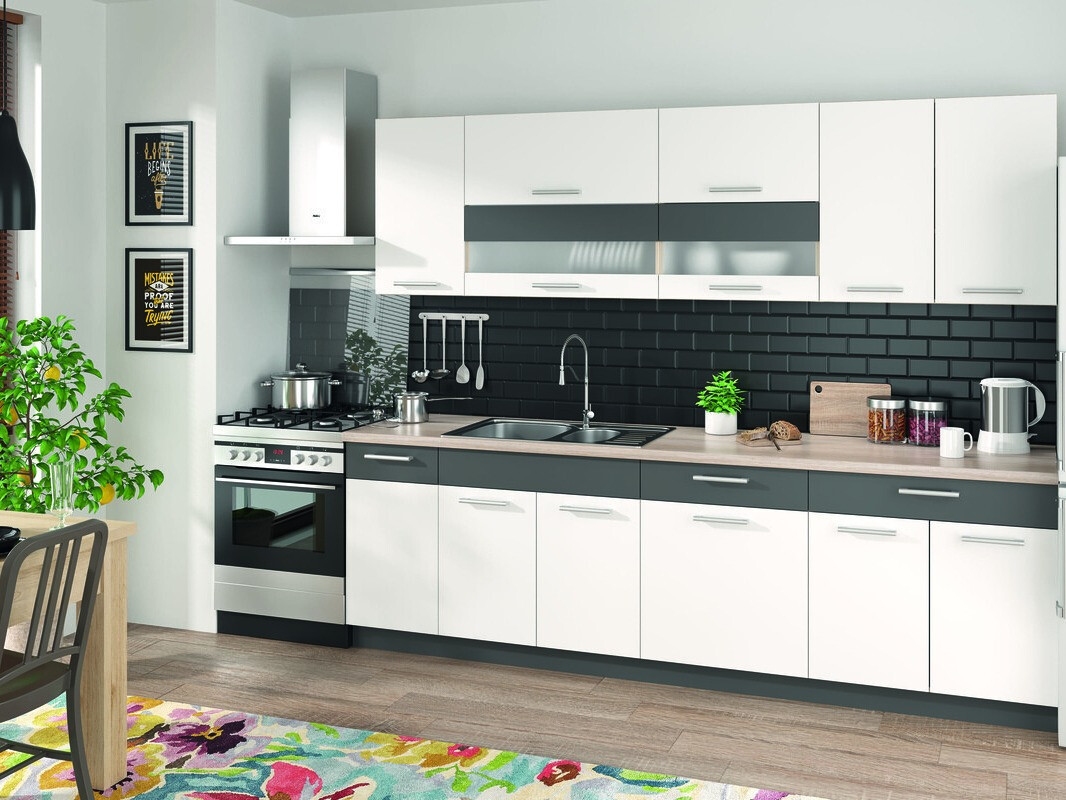 Moduļu skapis ar durvīm Mode White 119
