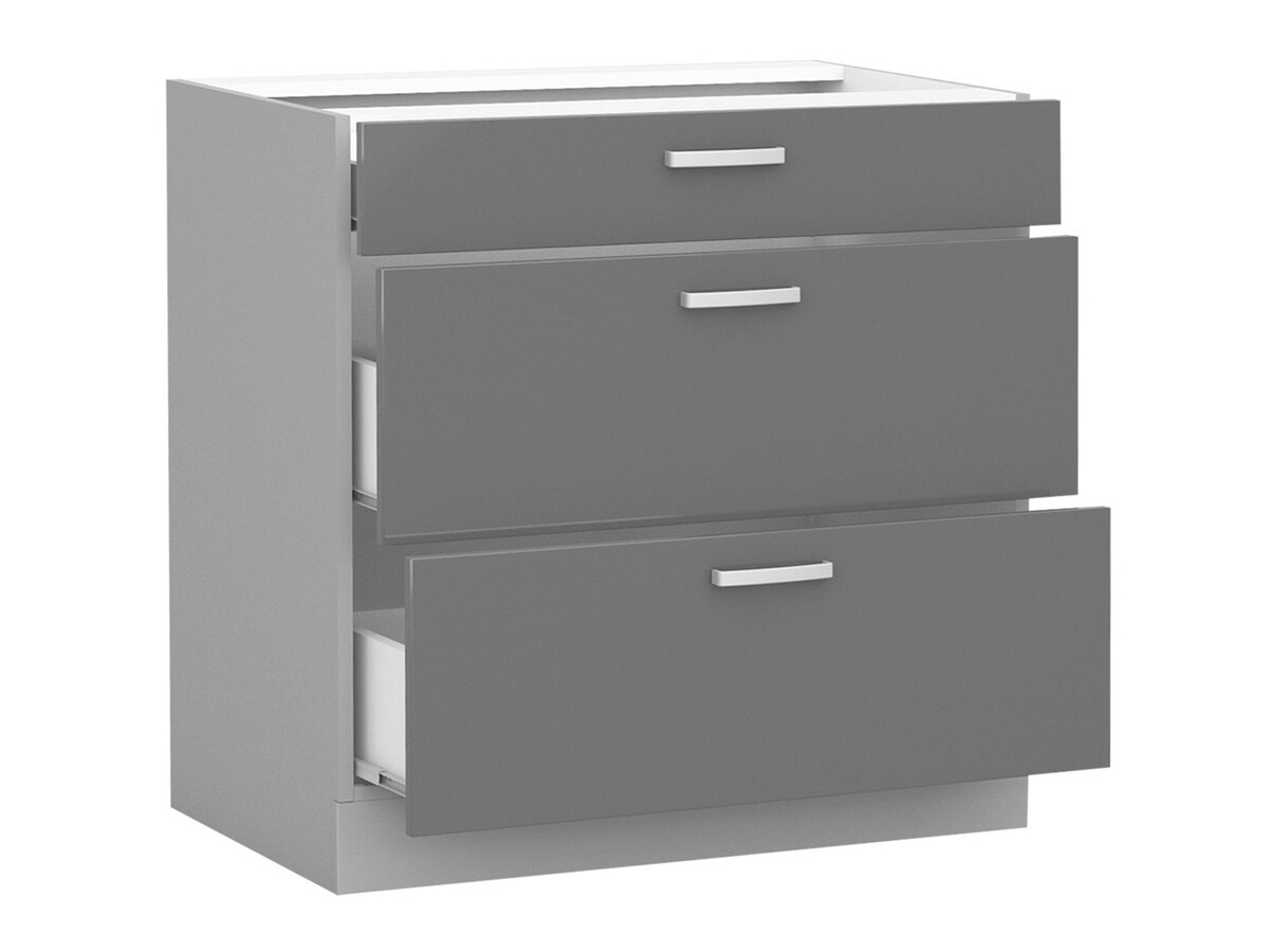 Moduļu skapis ar atvilktnēm Multi Grey 102
