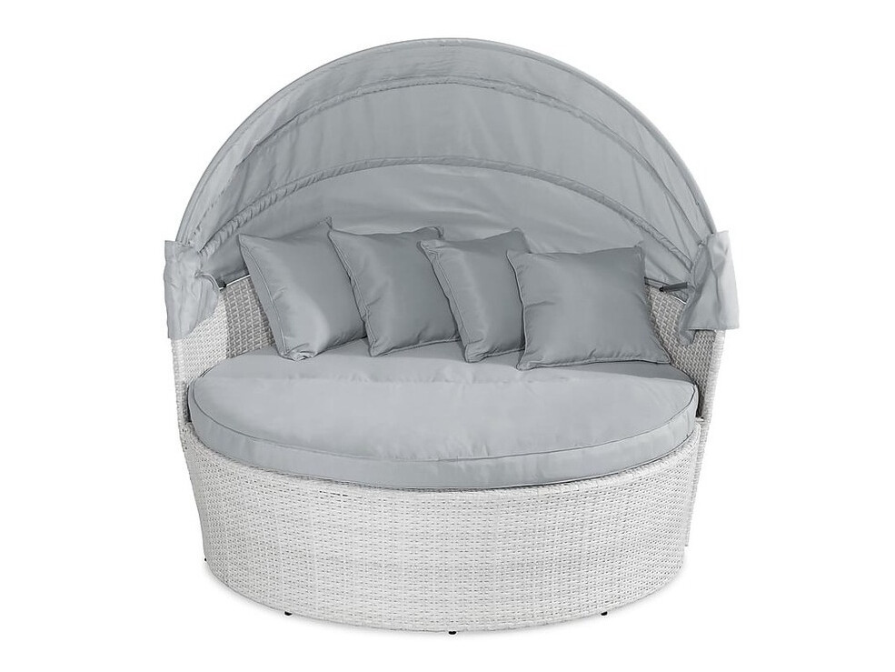Dārza mēbeļu komplekts Comfort Garden 1436 (Pelēks + Balts)