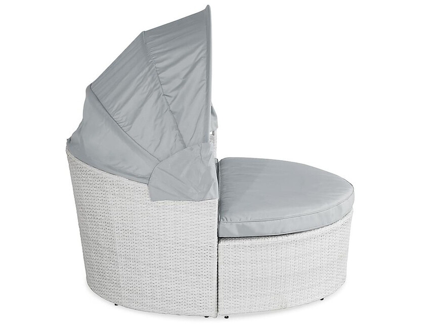 Dārza mēbeļu komplekts Comfort Garden 1436 (Pelēks + Balts)
