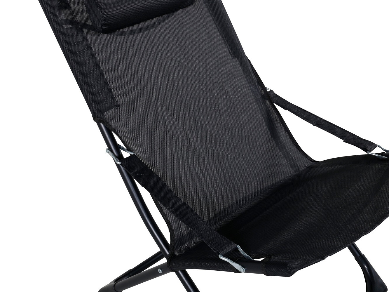 Dārza krēsls Dallas 800 (Melns)
