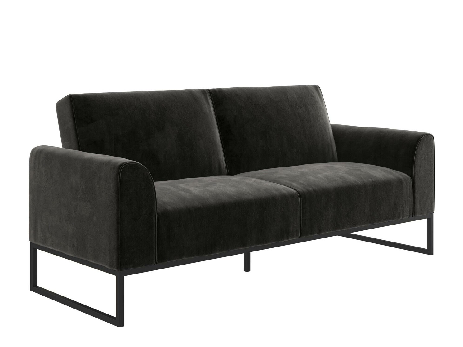 Dīvāns gulta Tulsa 709 (Melns)