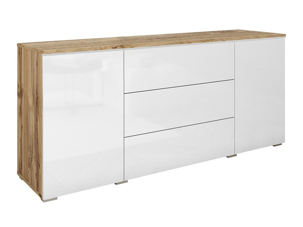 Kumode Mirfivo 102 (Votan ozols + Glancēts balts)