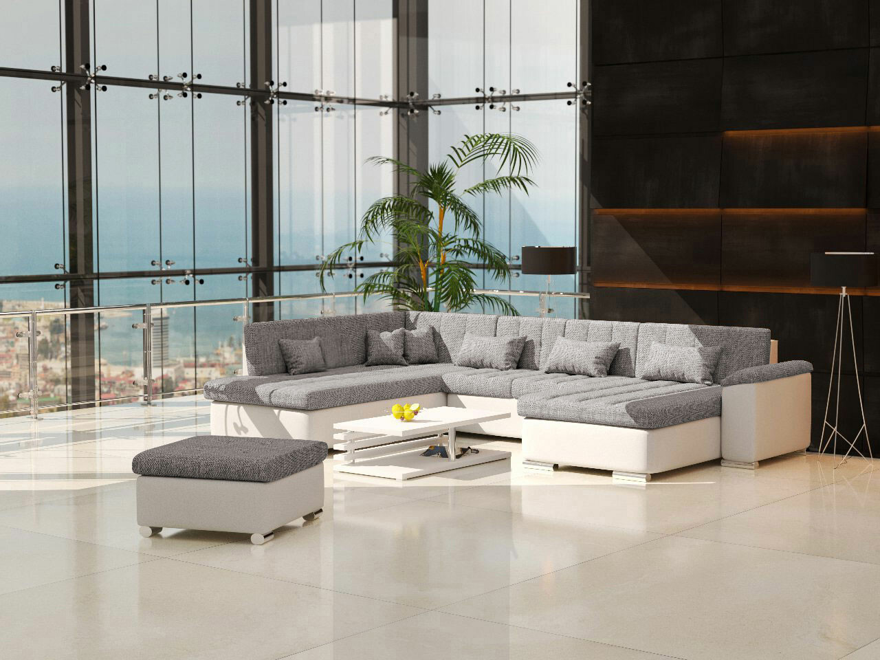 Mīksto mēbeļu komplekts Comfivo Gemma (Soft 017 + Lawa 05)