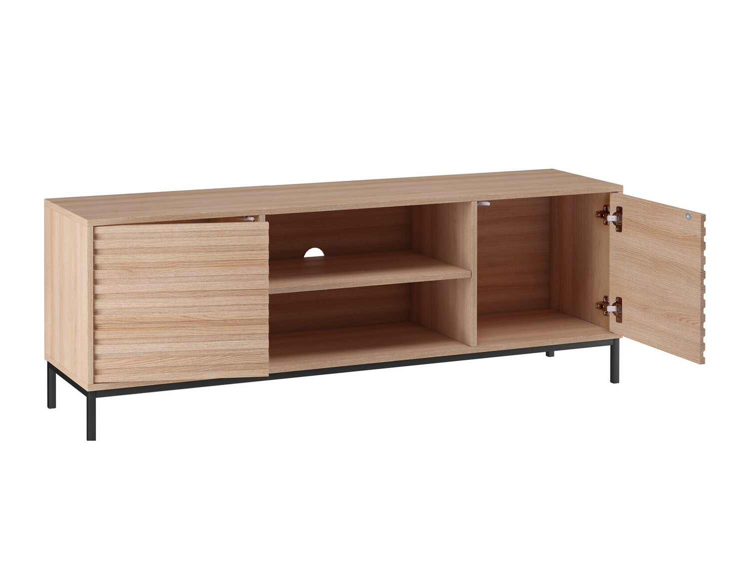 TV galds Denton 844 (Melns + Ozols)