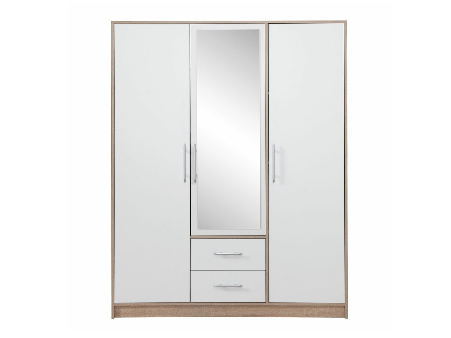 Skapis Cavmero 103 (Sonomas ozols + Balts)