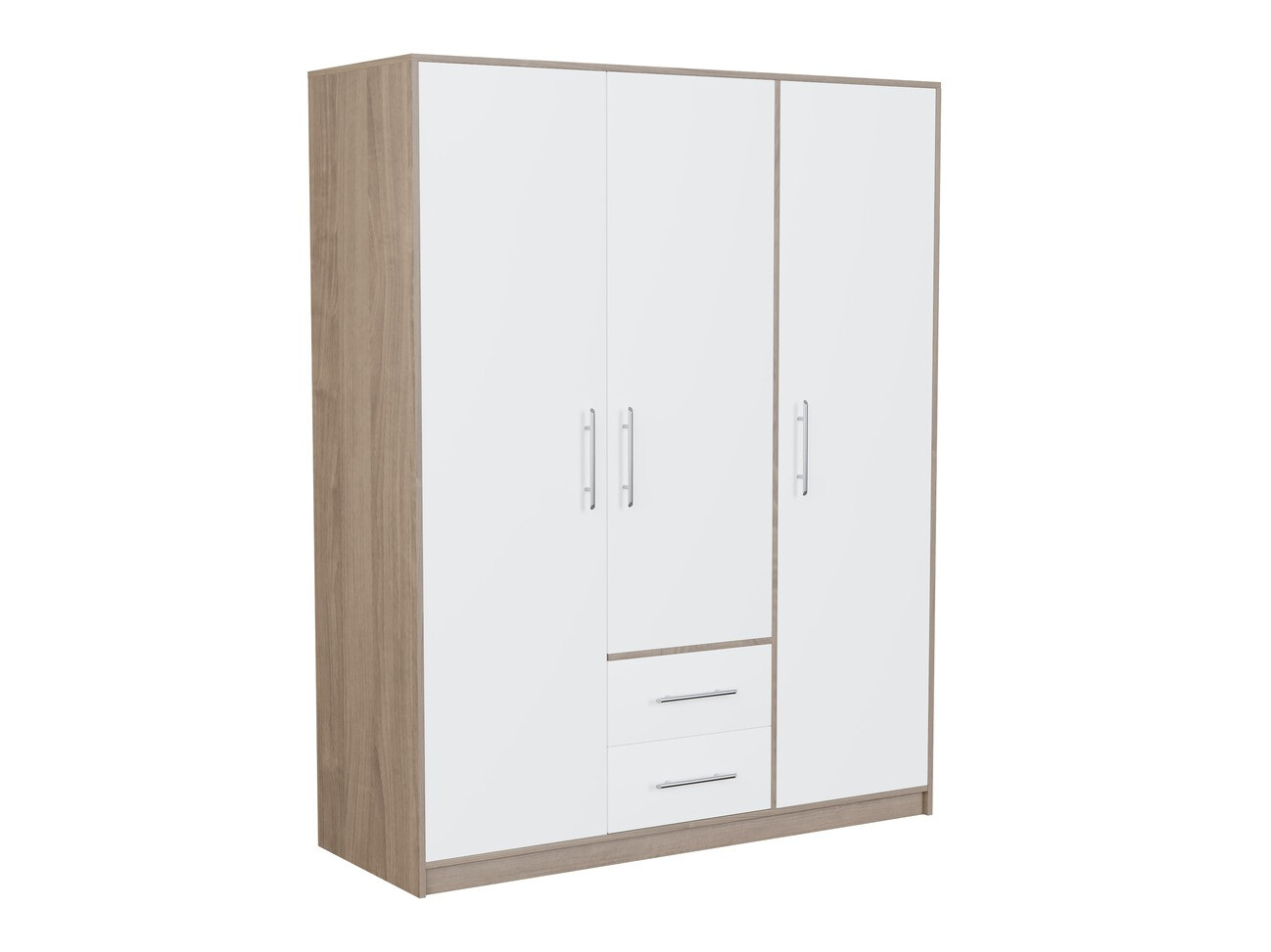 Skapis Cavmero 102 (Sonomas ozols + Balts)