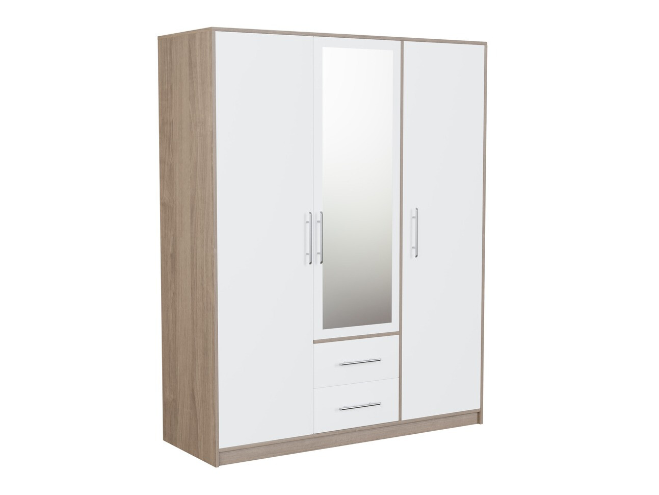 Skapis Cavmero 103 (Sonomas ozols + Balts)