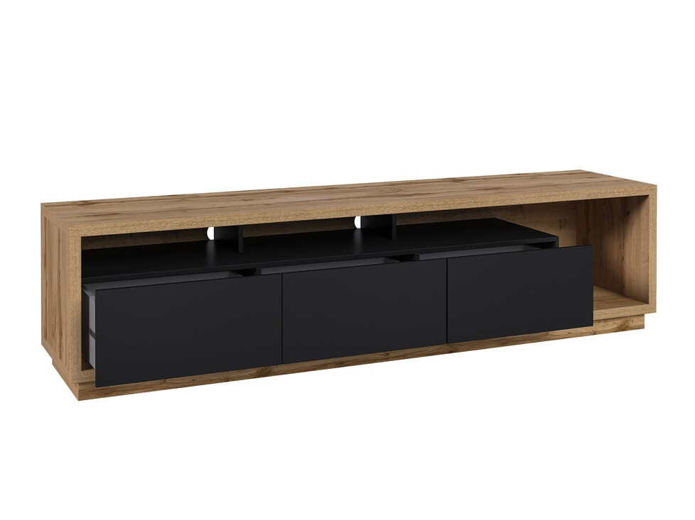 TV galds Austin 357 (Votan ozols + Matēts melns)