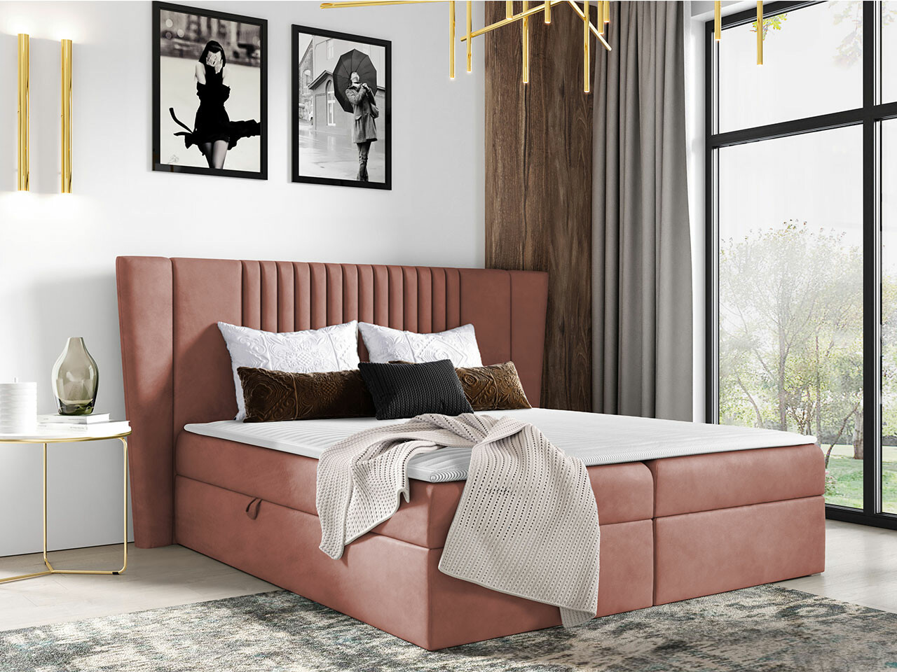 Kontinentālā gulta Fenestra (Magic Velvet 2258)