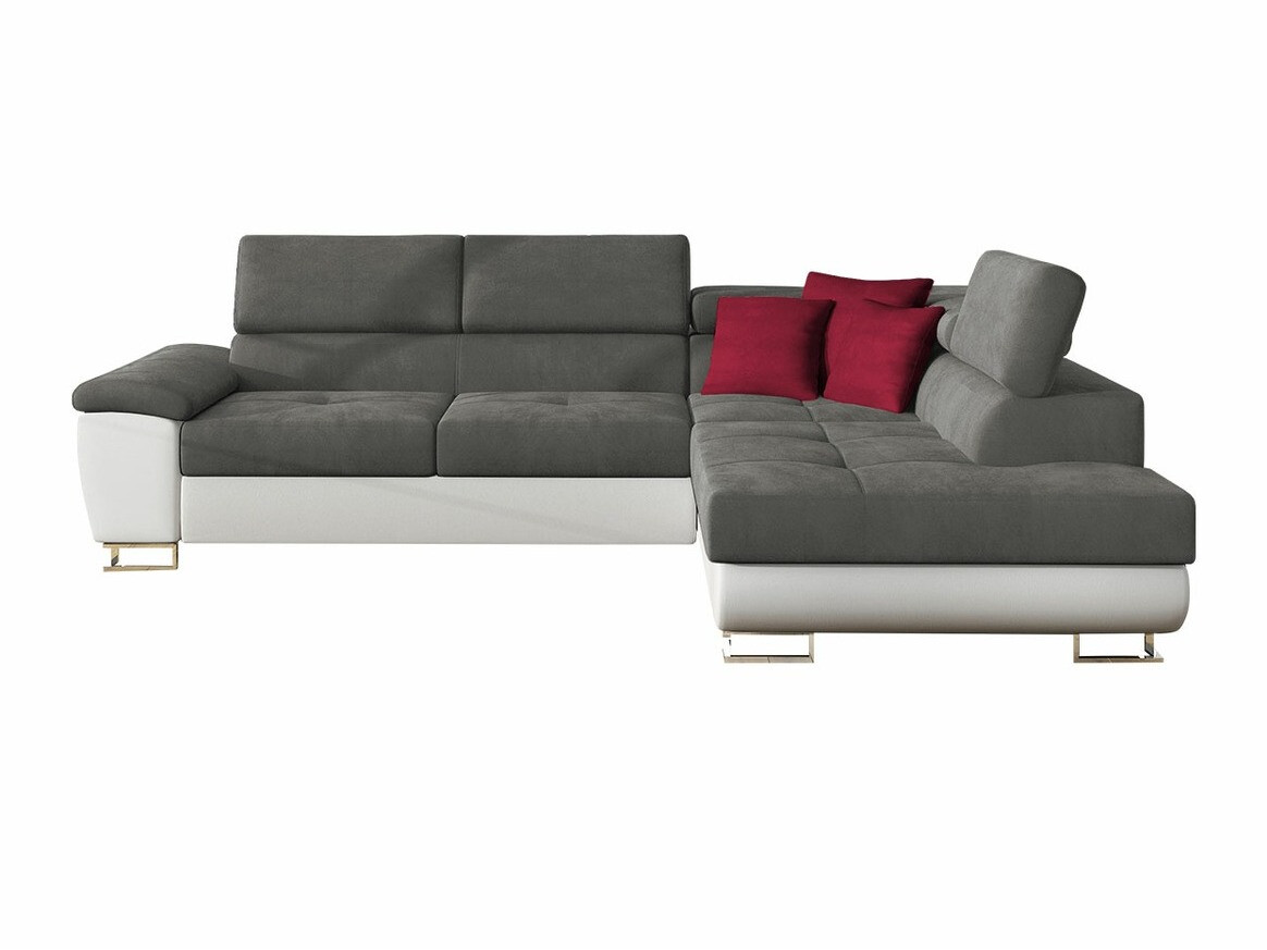 Stūra dīvāns Comfivo Ruta II (Soft 017 + Uttario Velvet 2971 + Kronos 02)