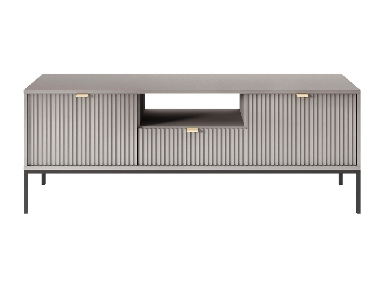 TV galds Lima L103 (Pelēks + Melns)