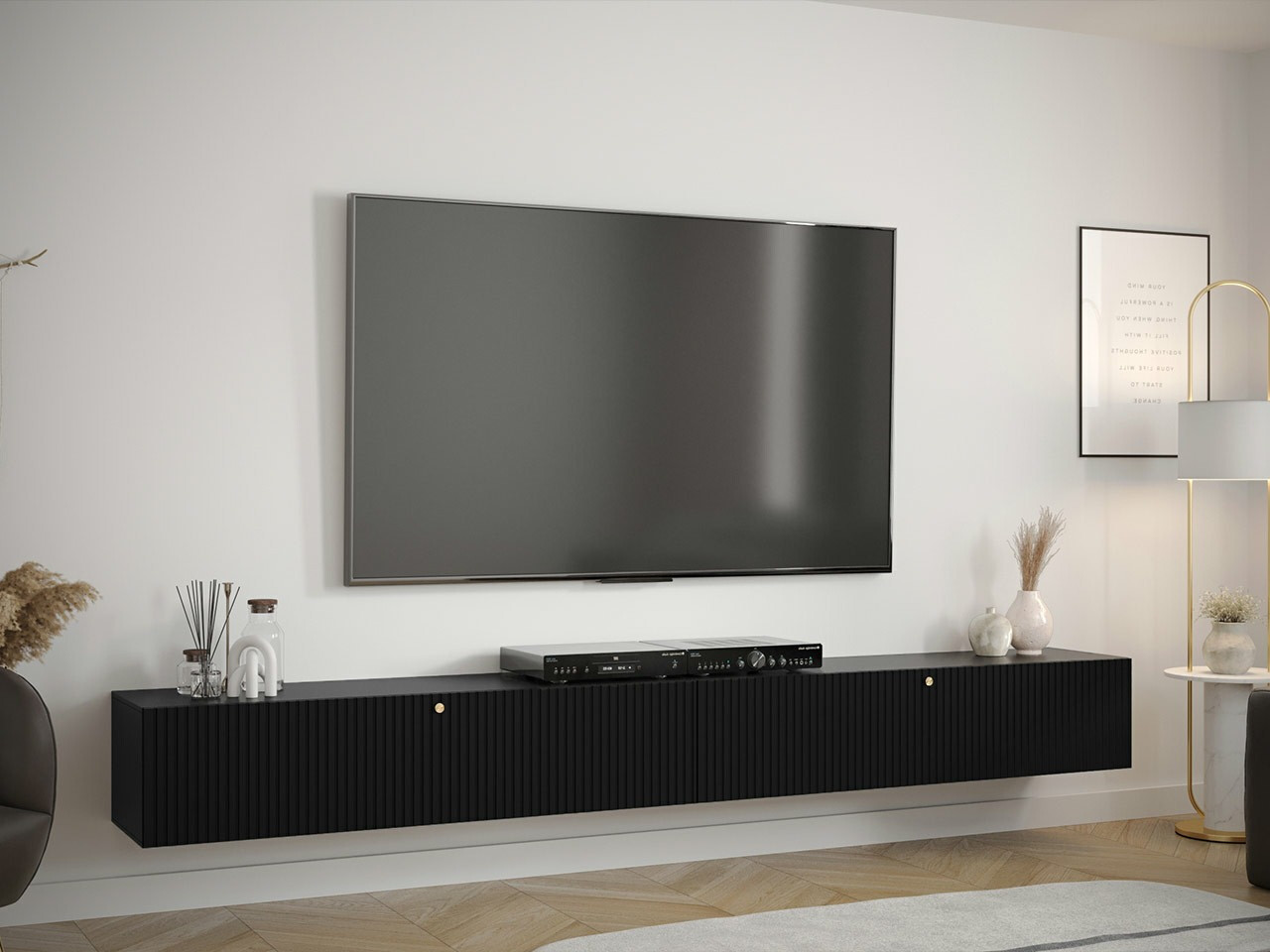 TV galds Anulio II (Melns)